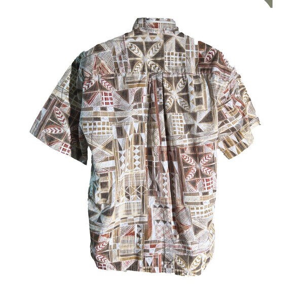 COOKE STREET Men's Short Sleeve Button Down Inside Out Hawaiian Shirt Large - Picture 4 of 6